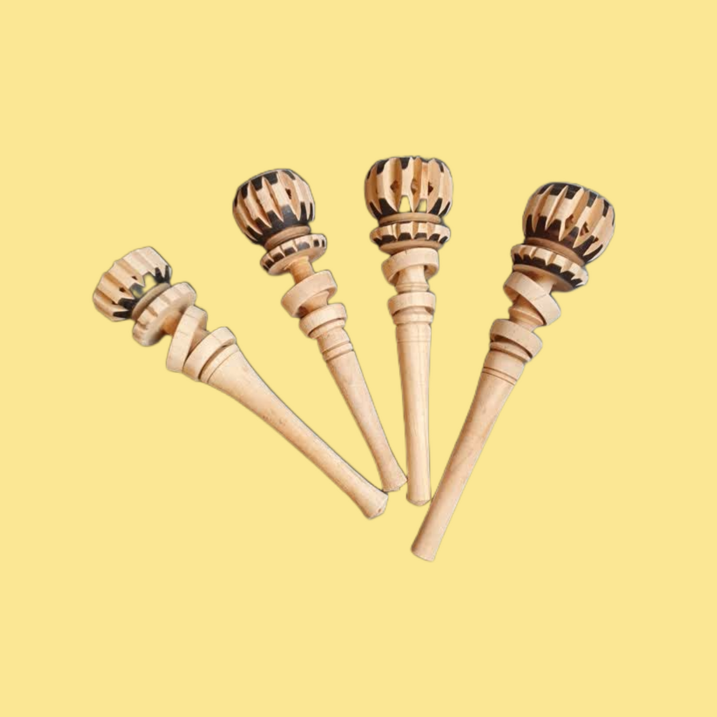 Small Wooden Molinillo (Cacao Whisk)